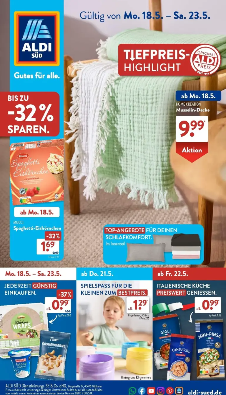 Aldi Süd Prospekt ab 18.05.2026