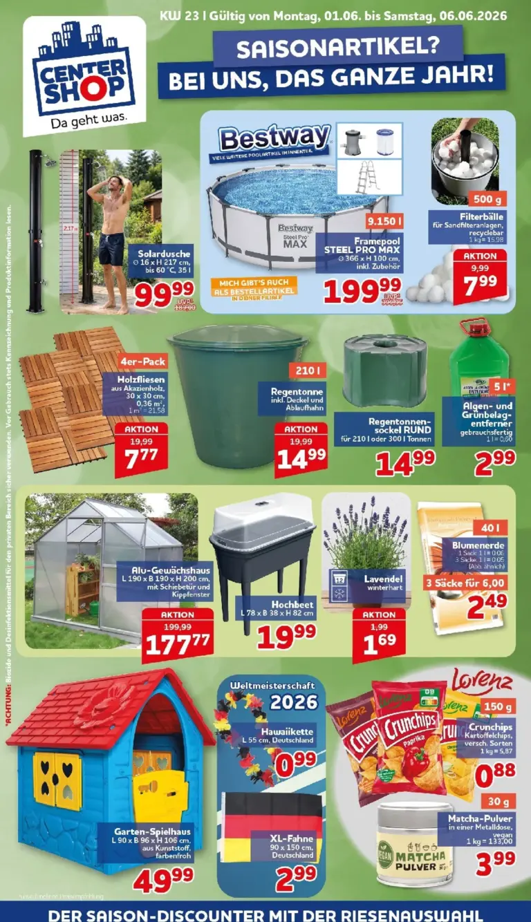 Centershop Prospekt ab 01.06.2026