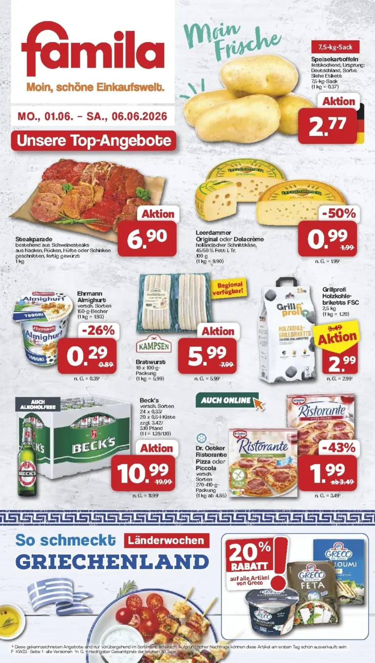 Famila Nordwest Prospekt ab 01.06.2026