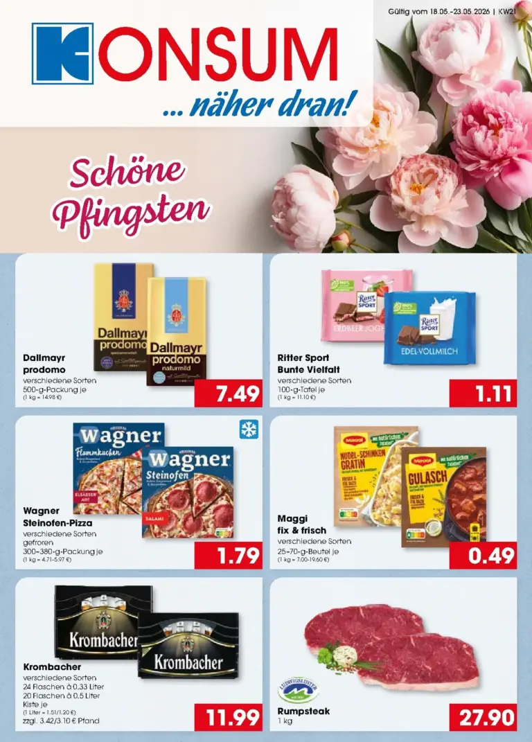 Konsum Leipzig Prospekt ab 18.05.2026