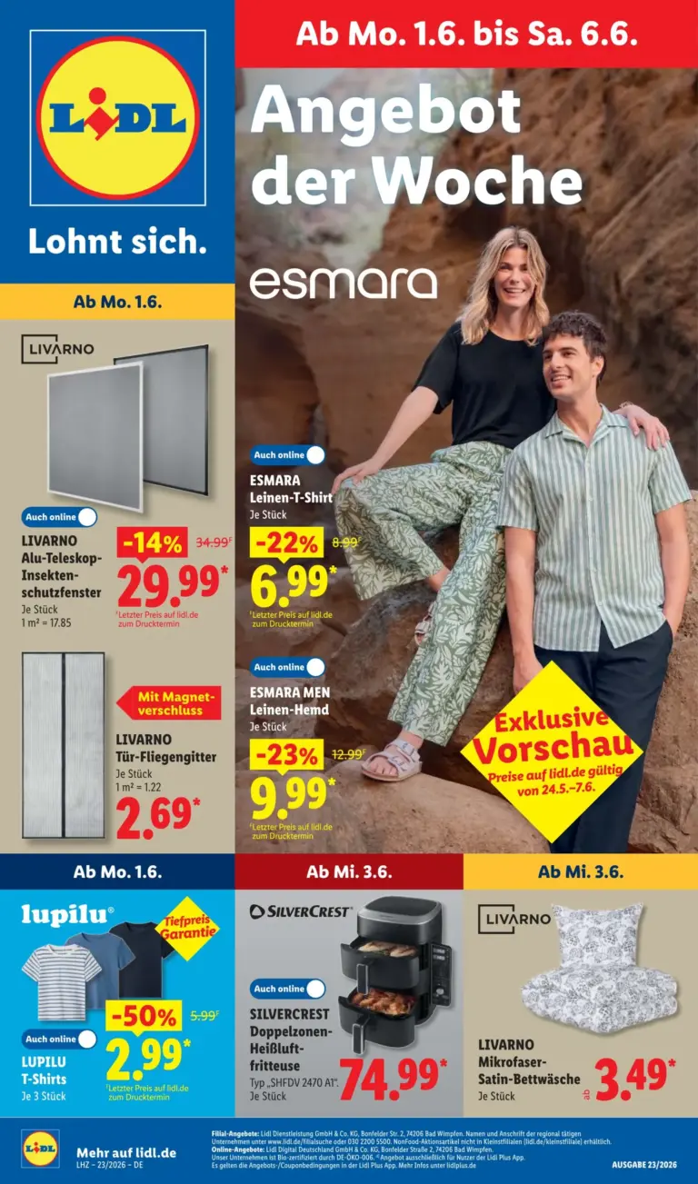 LIDL Prospekt ab 01.06.2026