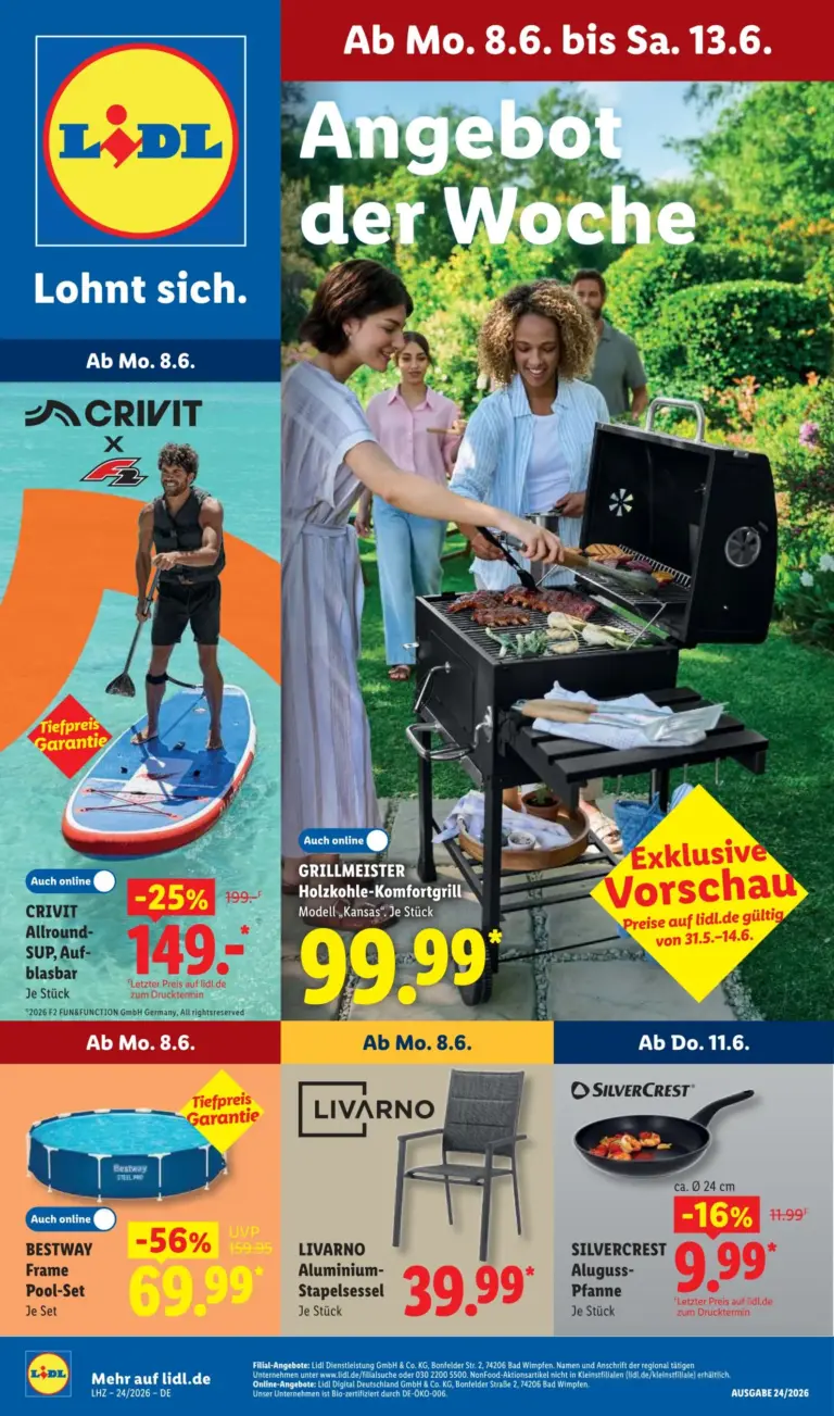 LIDL Prospekt ab 08.06.2026