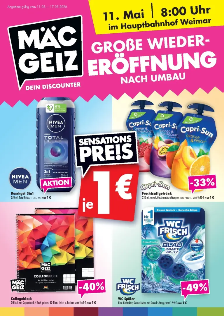 Mäc Geiz Prospekt ab 11.05.2026