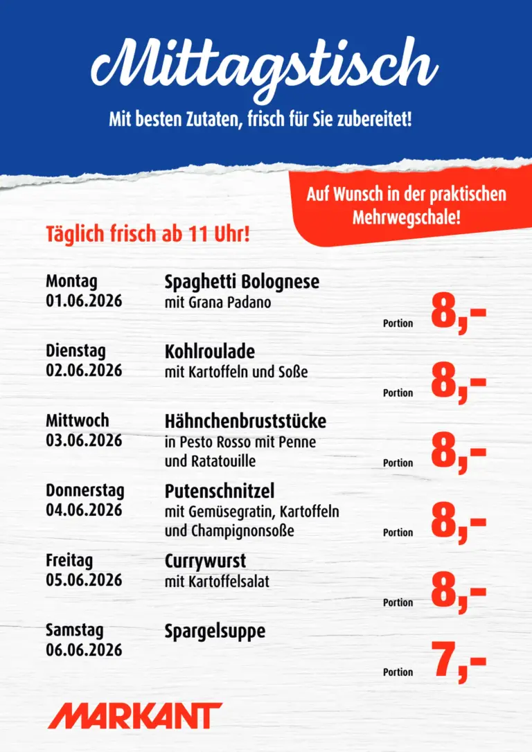 Markant Prospekt ab 01.06.2026