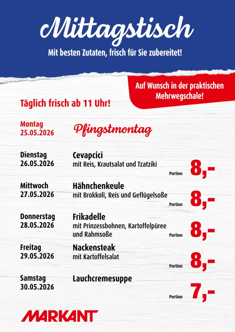 Markant Prospekt ab 25.05.2026