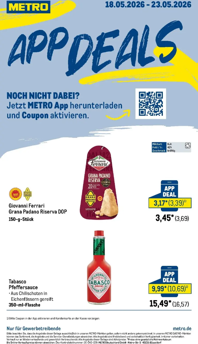 METRO Prospekt ab 18.05.2026