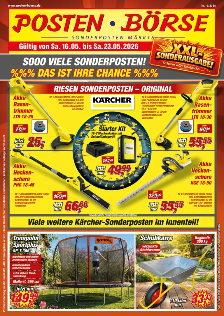Posten Boerse Prospekt ab 16.05.2026