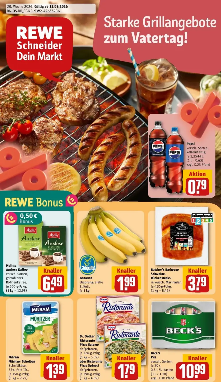 REWE Prospekt ab 11.05.2026