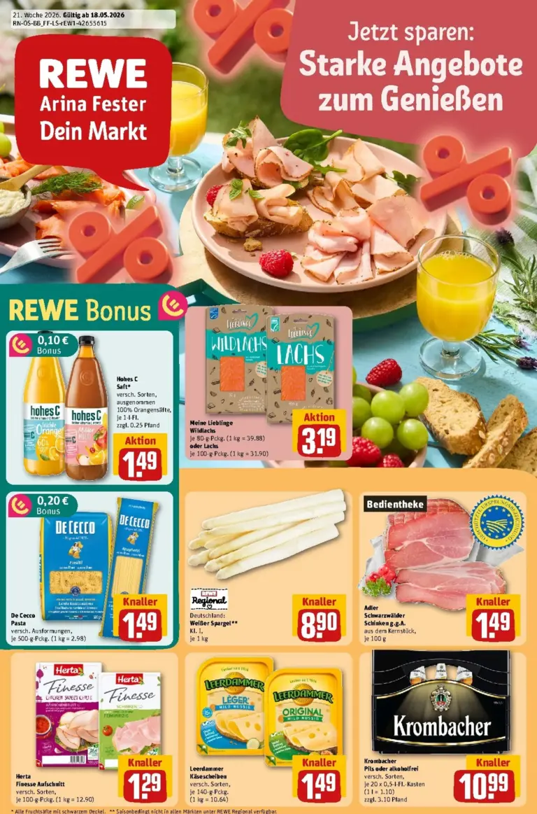 REWE Prospekt ab 18.05.2026