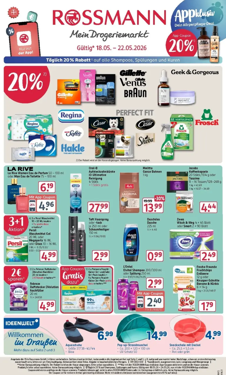 Rossmann Prospekt ab 18.05.2026
