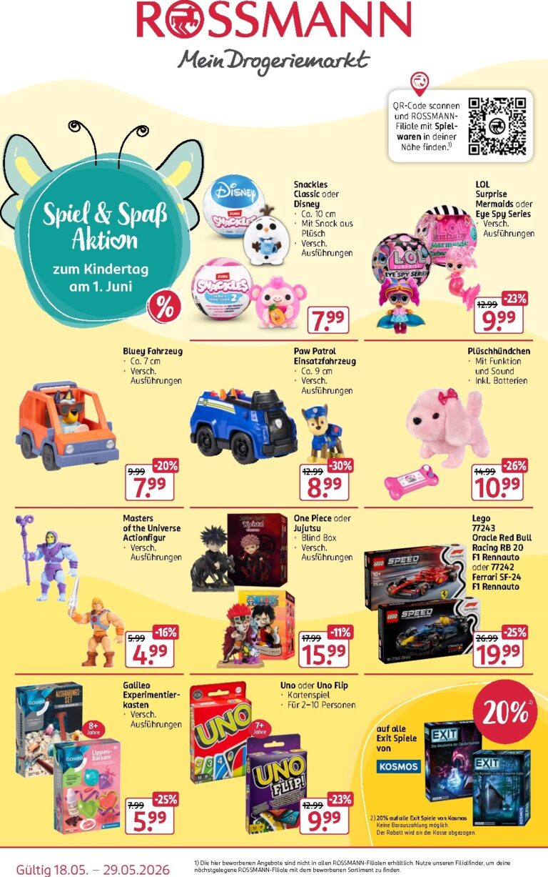 Rossmann Prospekt ab 18.05.2026