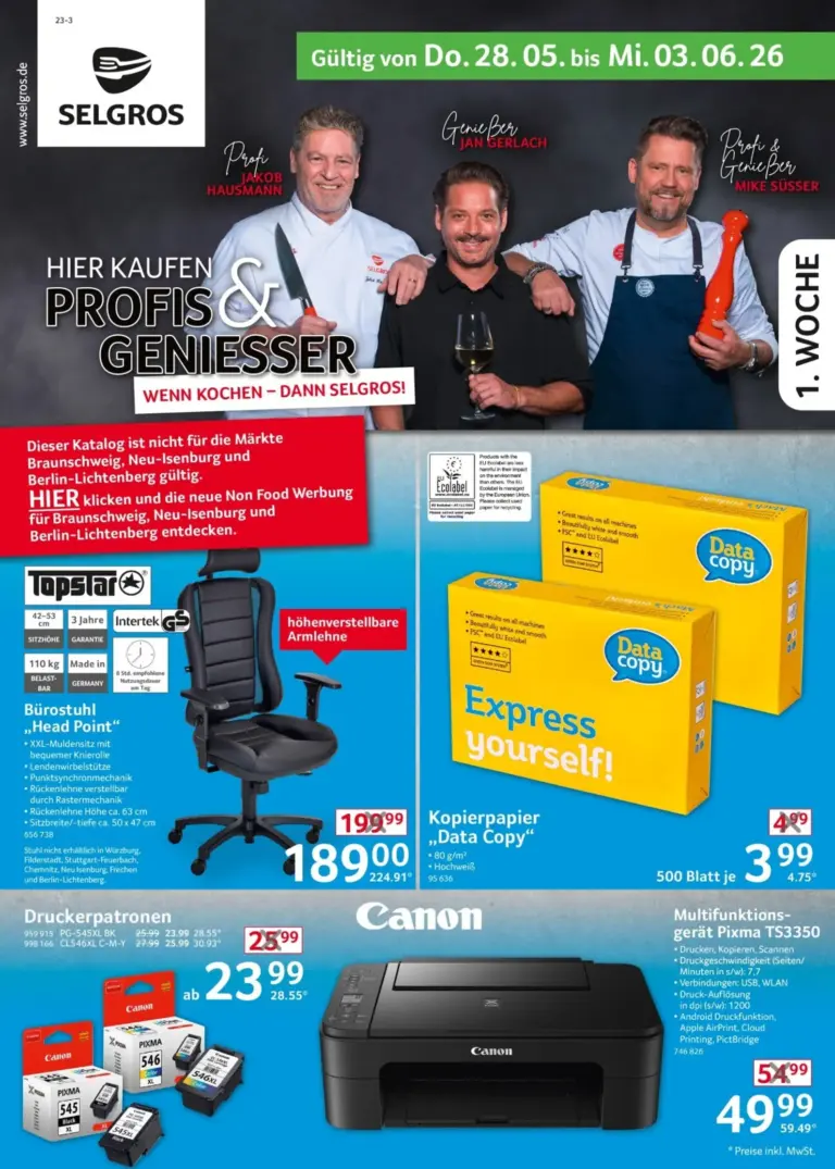 Selgros Prospekt ab 28.05.2026