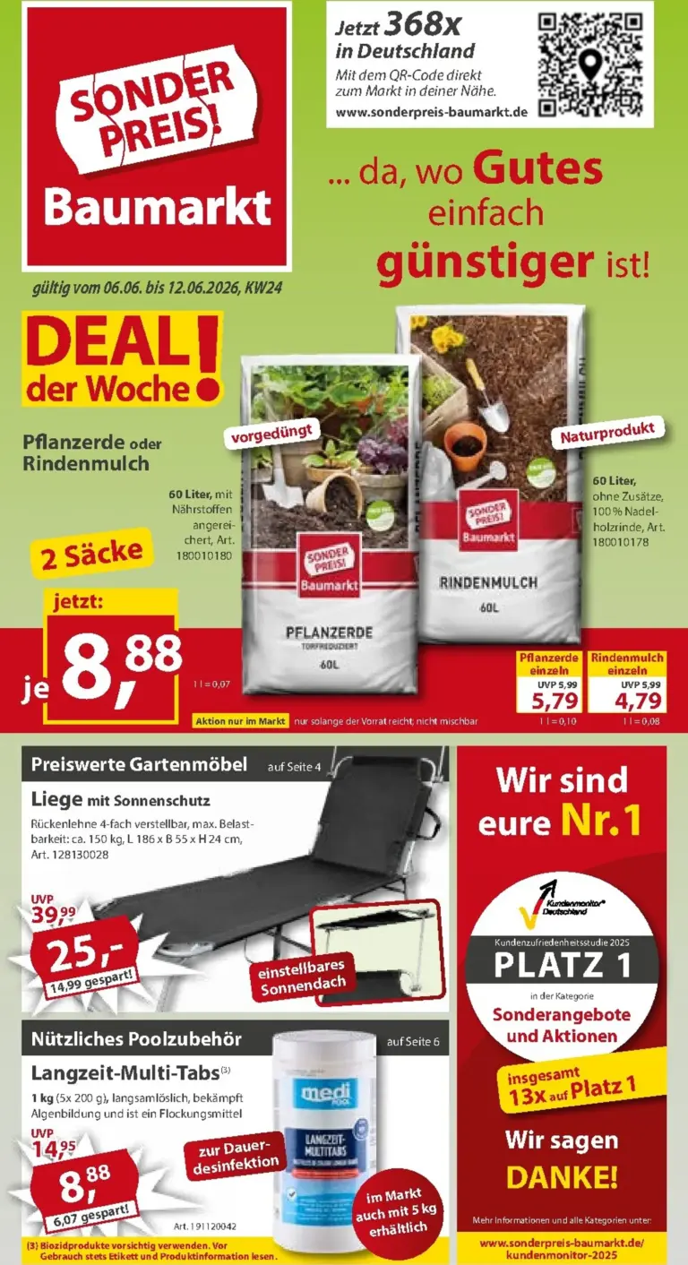Sonderpreis Baumarkt Prospekt ab 06.06.2026