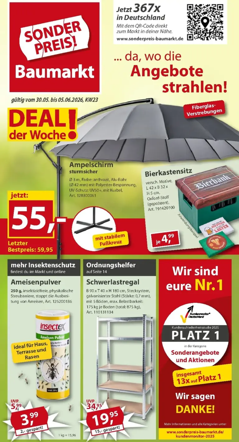Sonderpreis Baumarkt Prospekt ab 30.05.2026