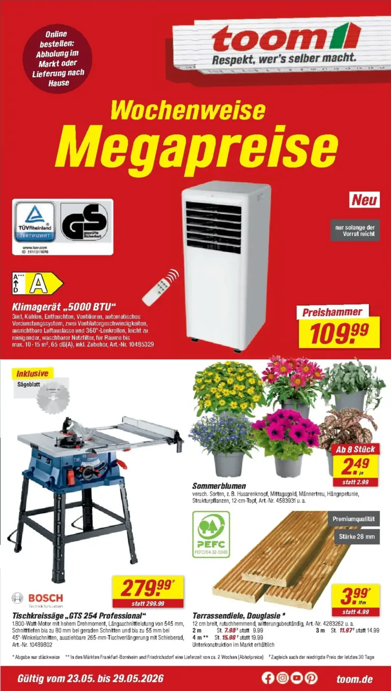 Toom Prospekt ab 23.05.2026