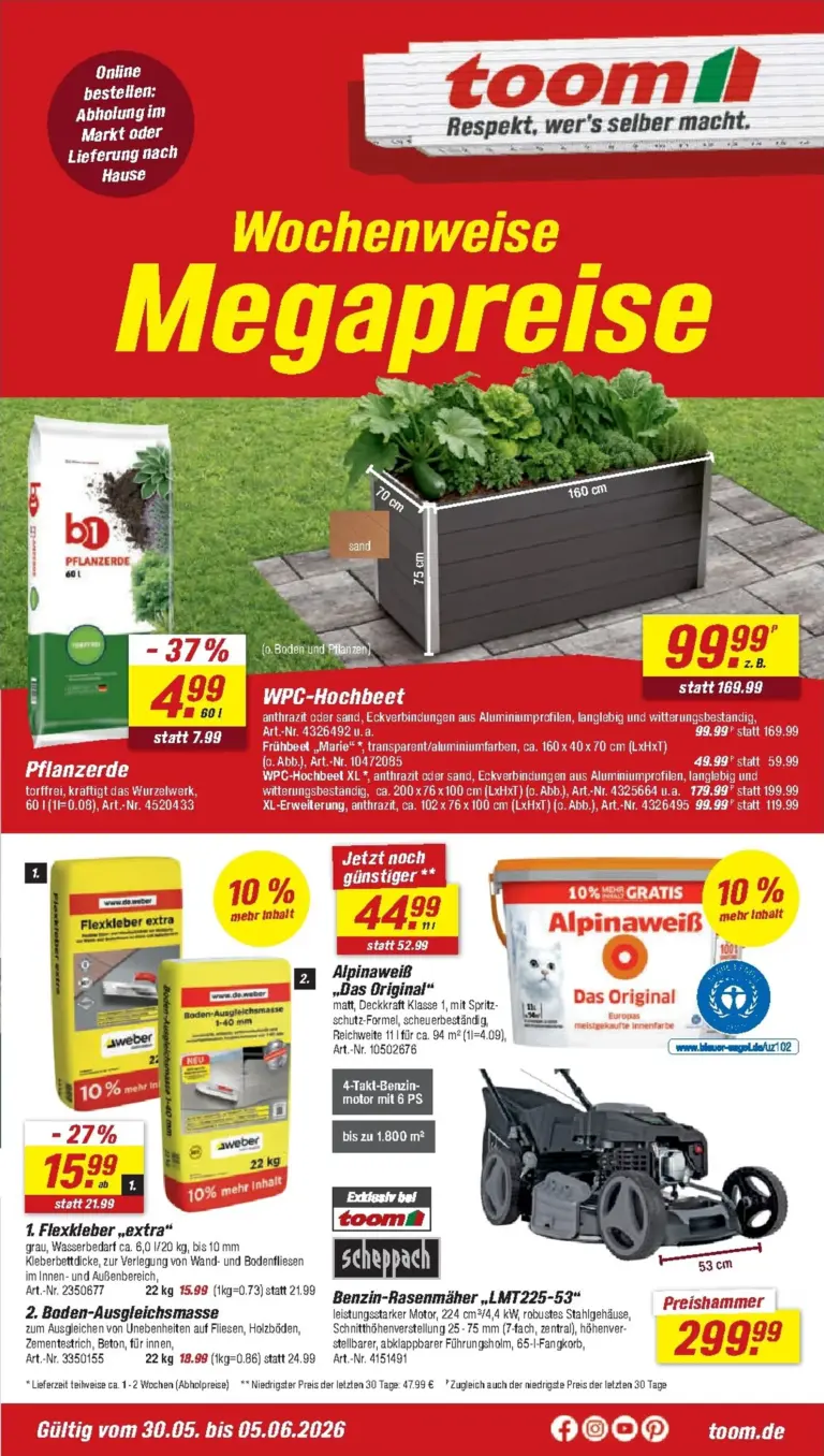 Toom Prospekt ab 30.05.2026