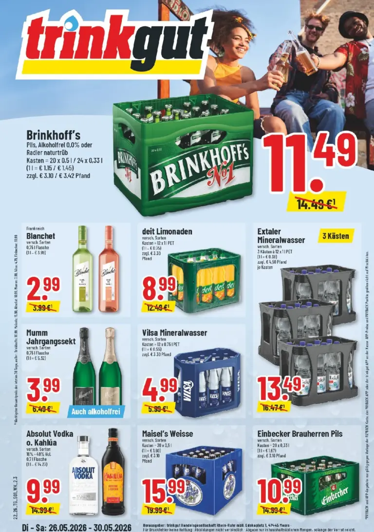 Trinkgut Prospekt ab 26.05.2026