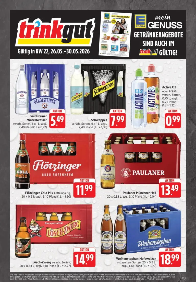 Trinkgut Prospekt ab 26.05.2026
