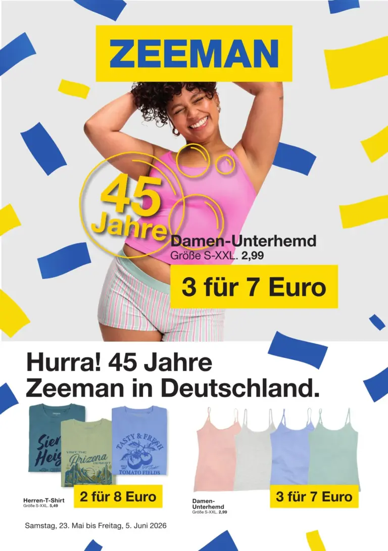 Zeeman Prospekt ab 23.05.2026
