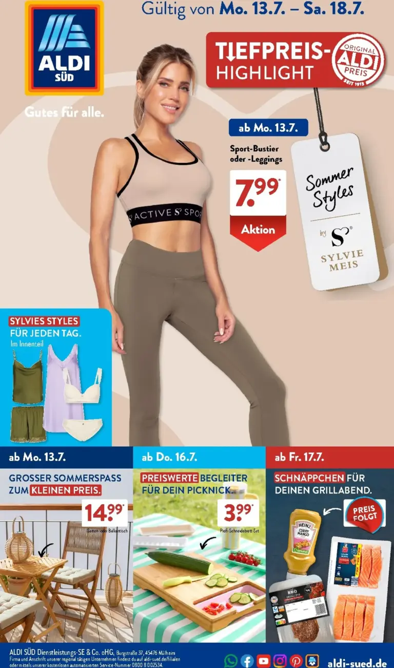 Aldi Süd Prospekt ab 13.07.2026