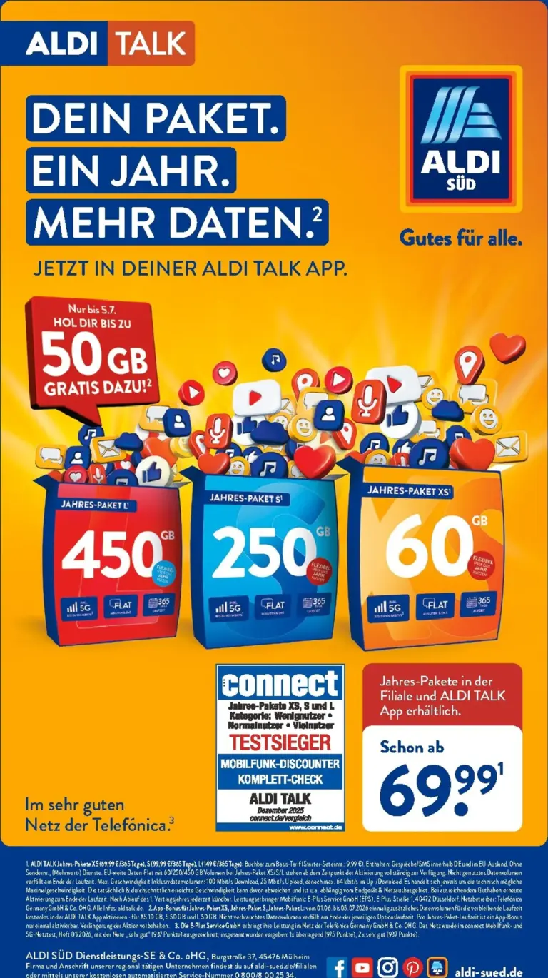 Aldi Süd Prospekt ab 21.06.2026