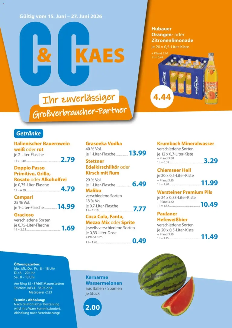 C&C Prospekt ab 15.06.2026