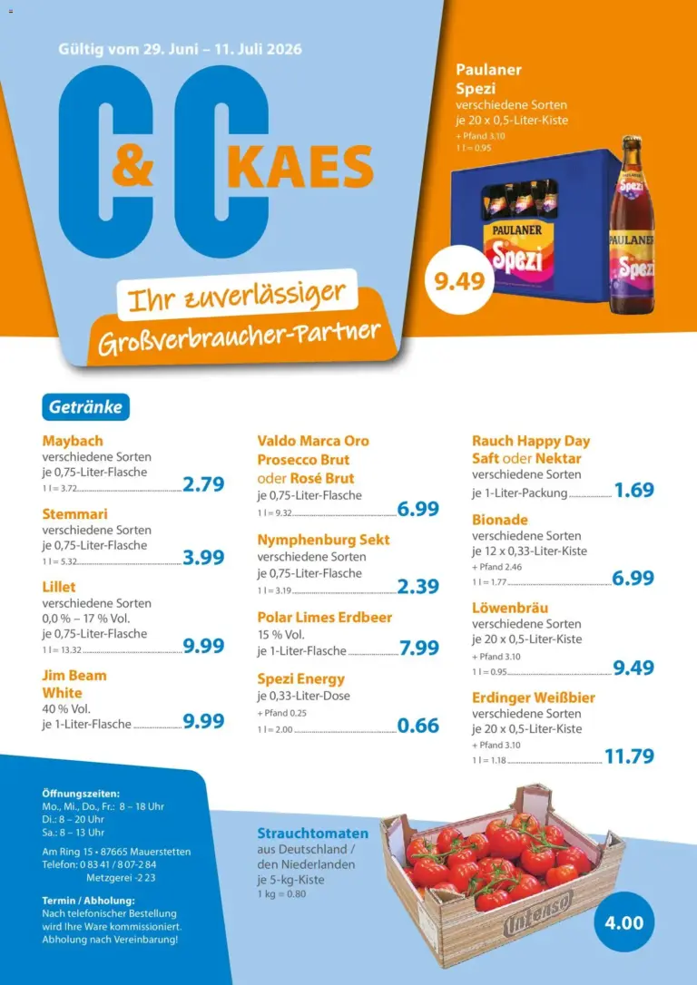 C&C Prospekt ab 29.06.2026