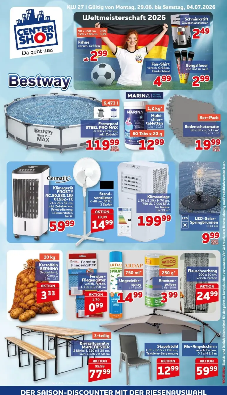 Centershop Prospekt ab 29.06.2026