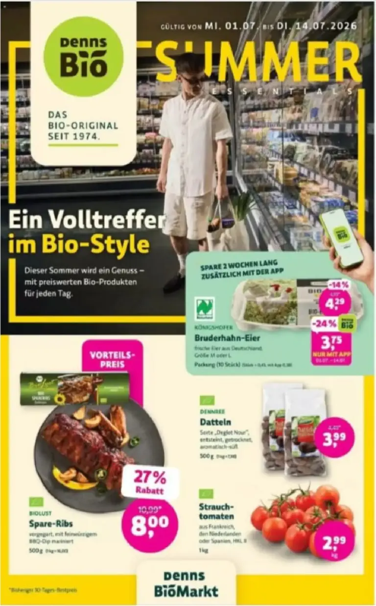 Denns BioMarkt Prospekt ab 01.07.2026