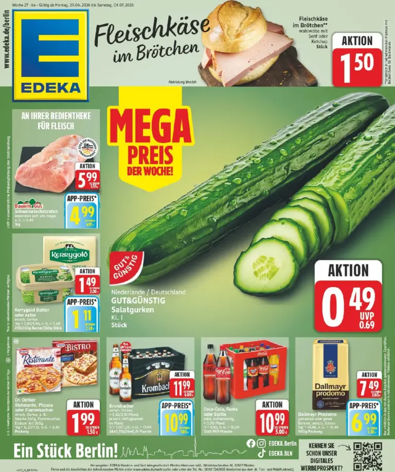 EDEKA Prospekt ab 29.06.2026