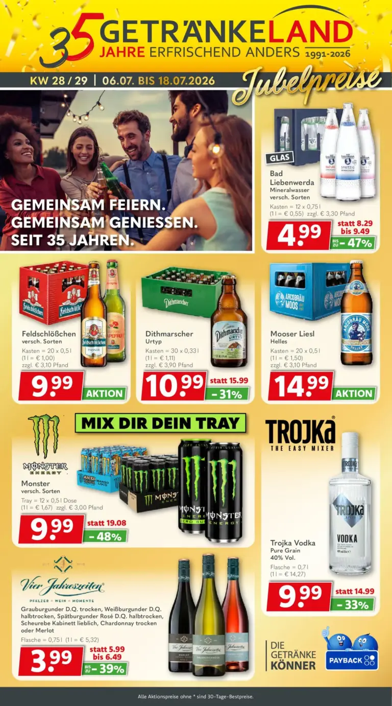 Getränkeland Prospekt ab 06.07.2026