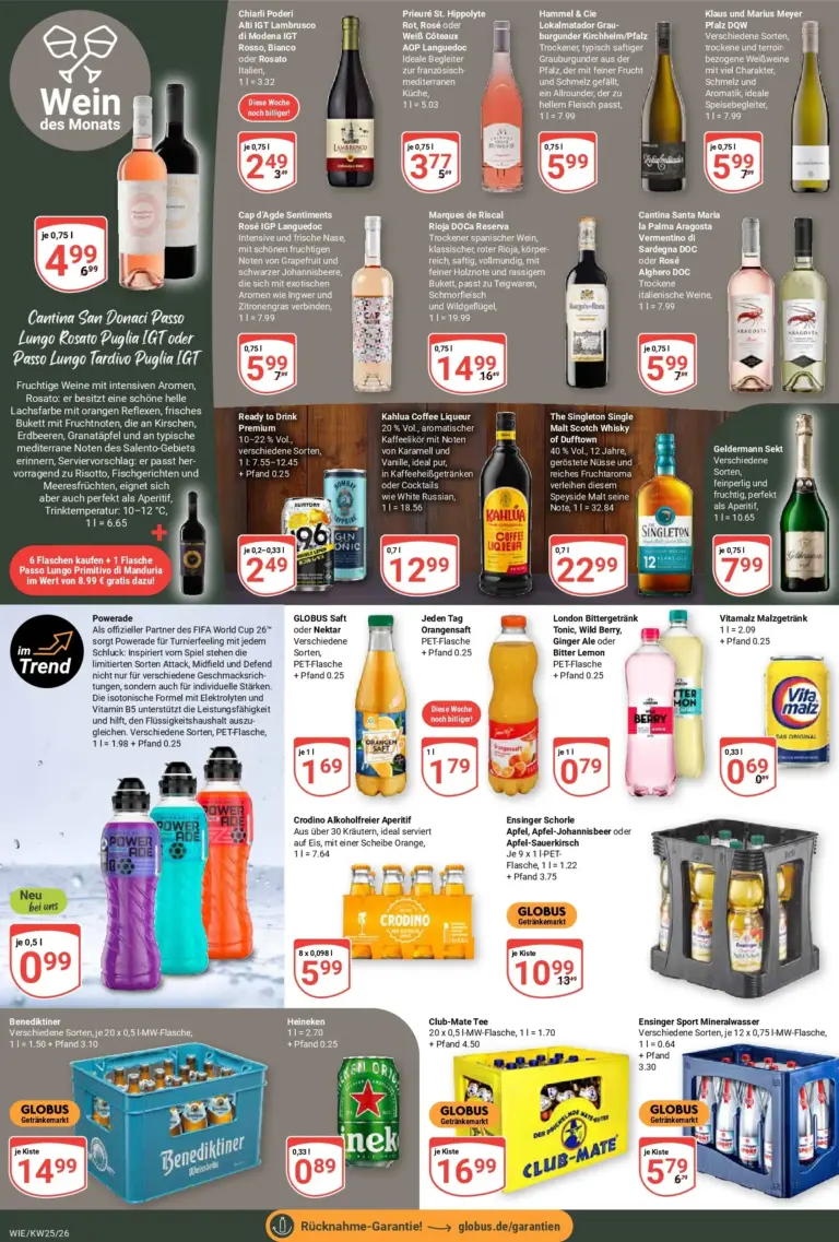 Globus Prospekt ab 15.06.2026