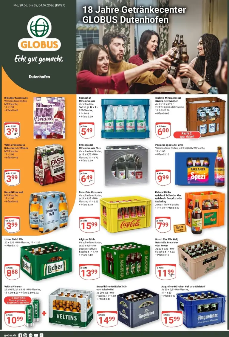 Globus Prospekt ab 29.06.2026
