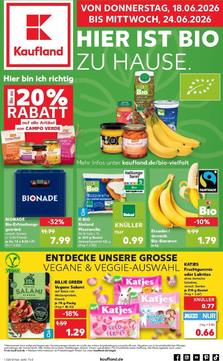 Kaufland Prospekt ab 18.06.2026