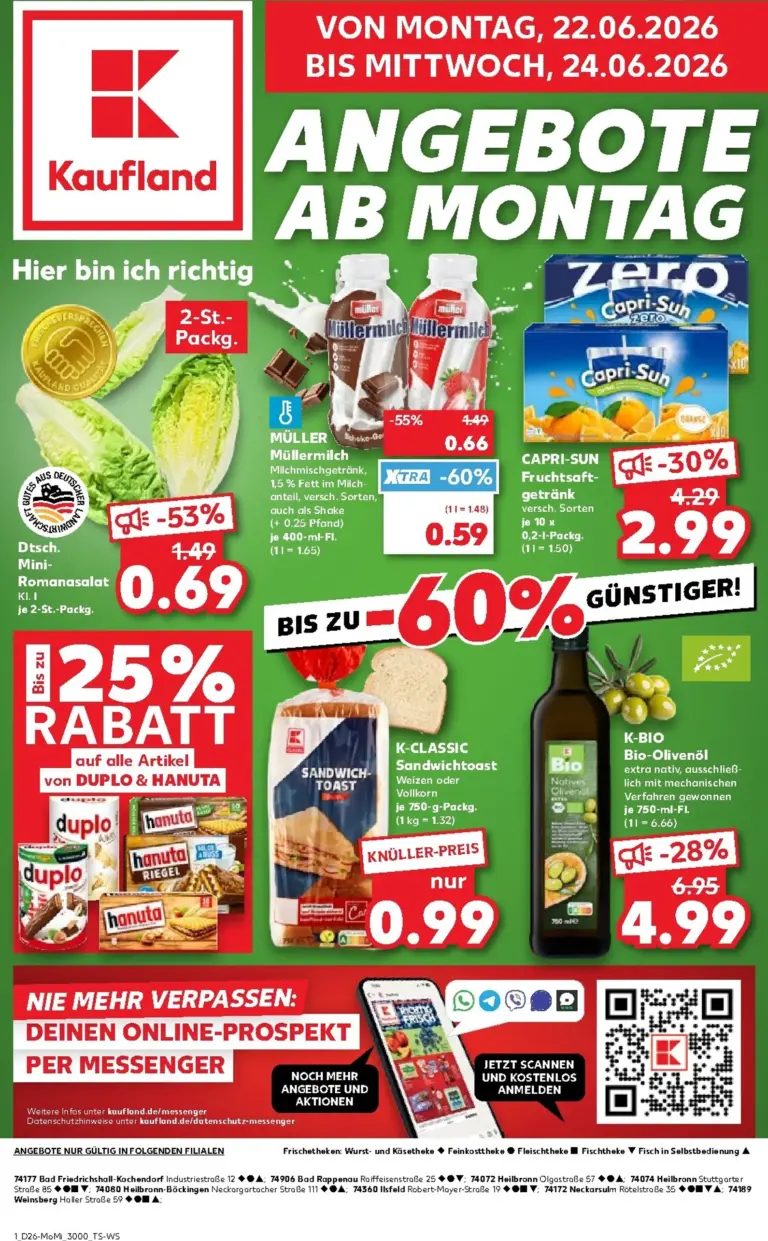 Kaufland Prospekt ab 22.06.2026