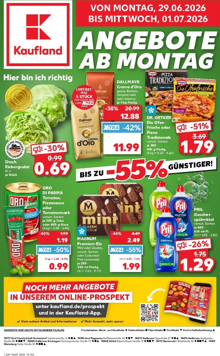Kaufland Prospekt ab 29.06.2026
