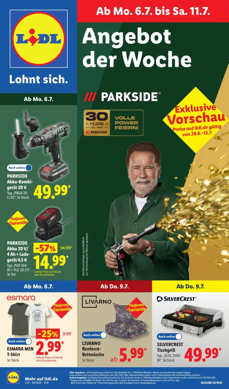 LIDL Prospekt ab 06.07.2026