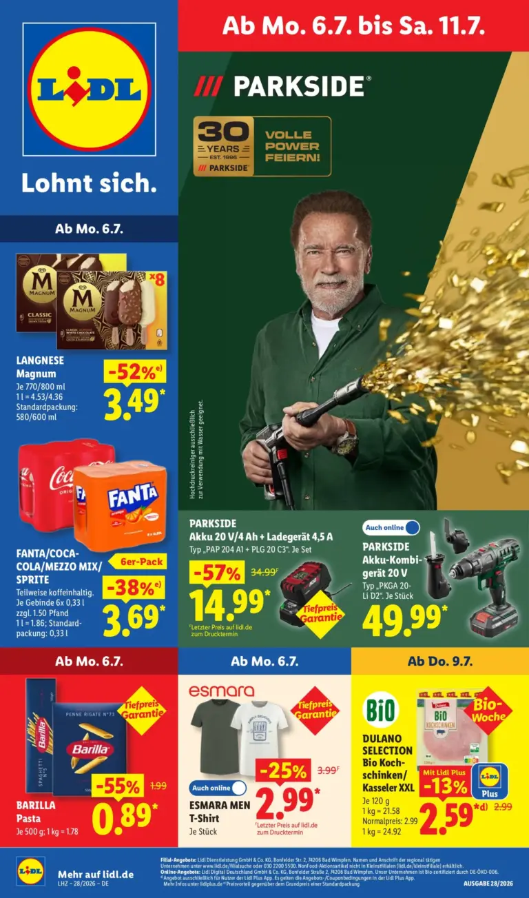 LIDL Prospekt ab 06.07.2026