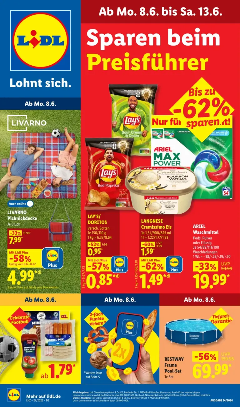 LIDL Prospekt ab 08.06.2026