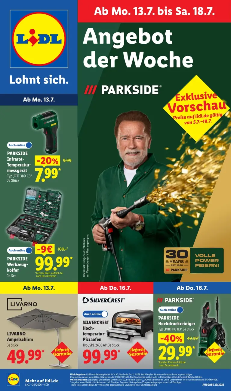 LIDL Prospekt ab 13.07.2026