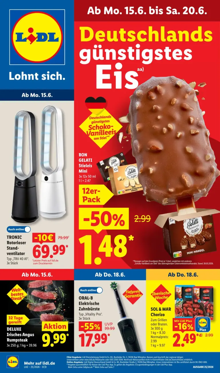 LIDL Prospekt ab 15.06.2026