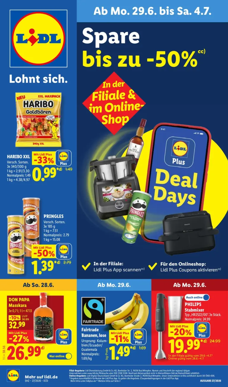LIDL Prospekt ab 29.06.2026