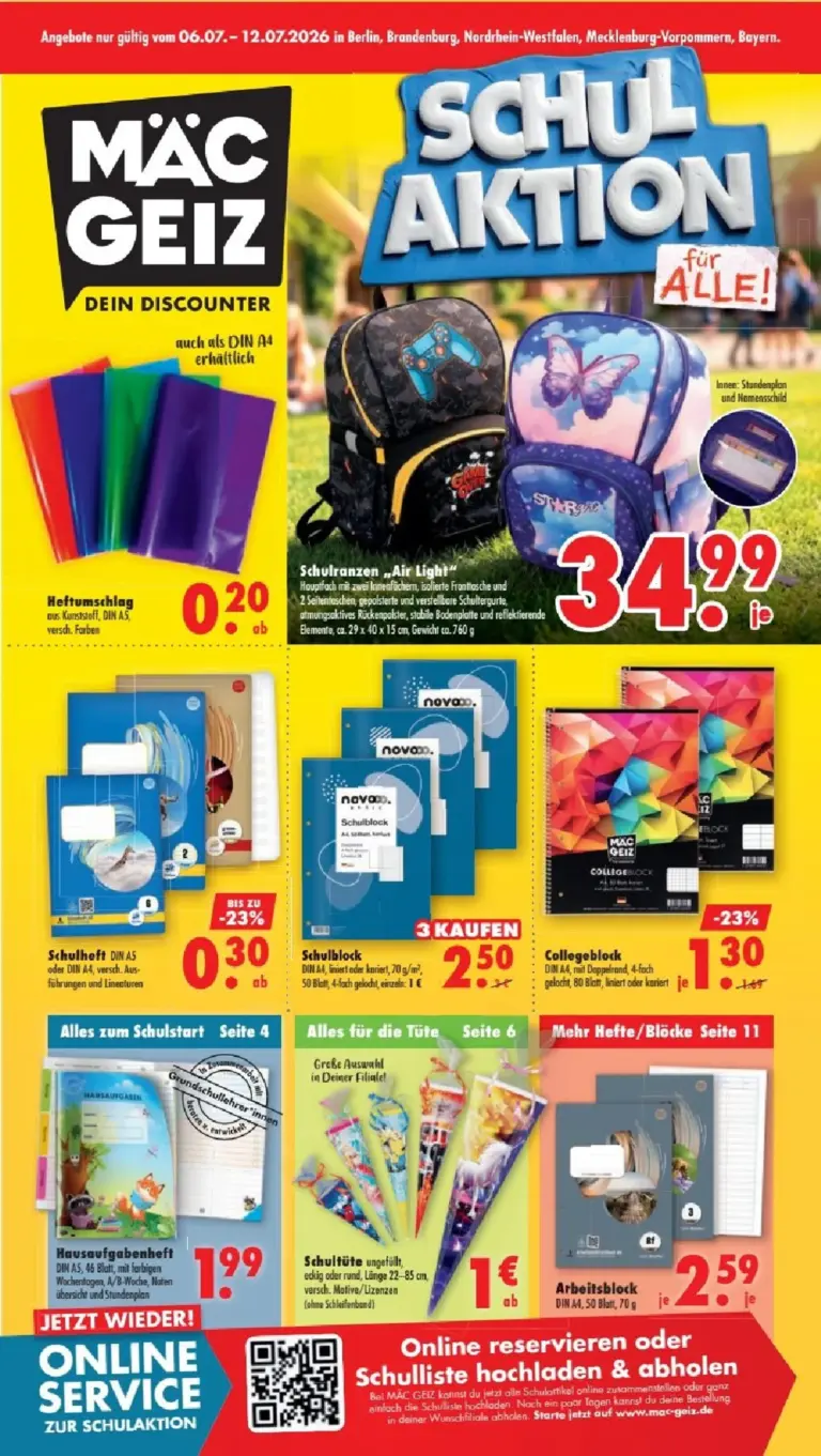 Mäc Geiz Prospekt ab 06.07.2026