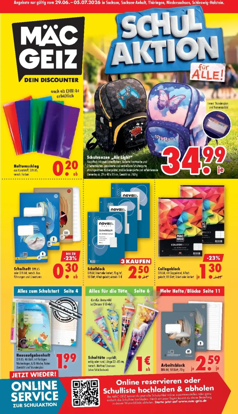 Mäc Geiz Prospekt ab 29.06.2026