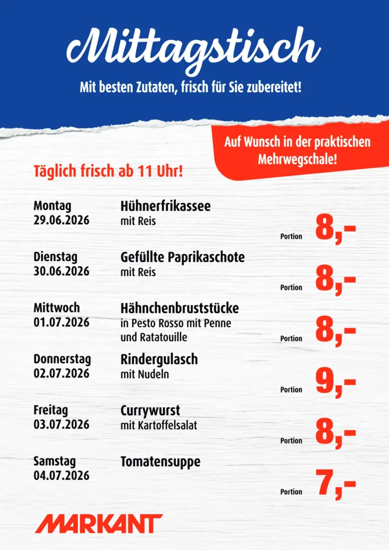 Markant Prospekt ab 29.06.2026