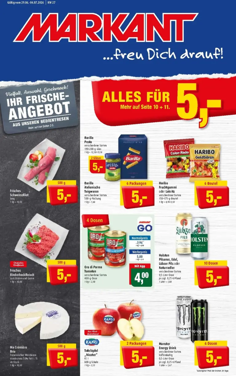 Markant Prospekt ab 29.06.2026