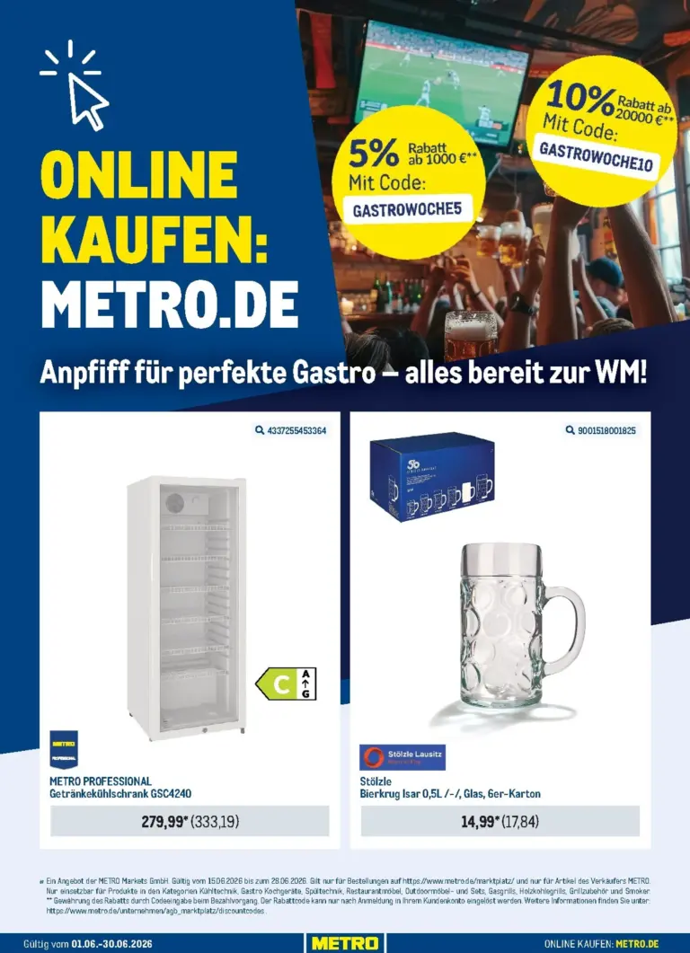 METRO Prospekt ab 01.06.2026