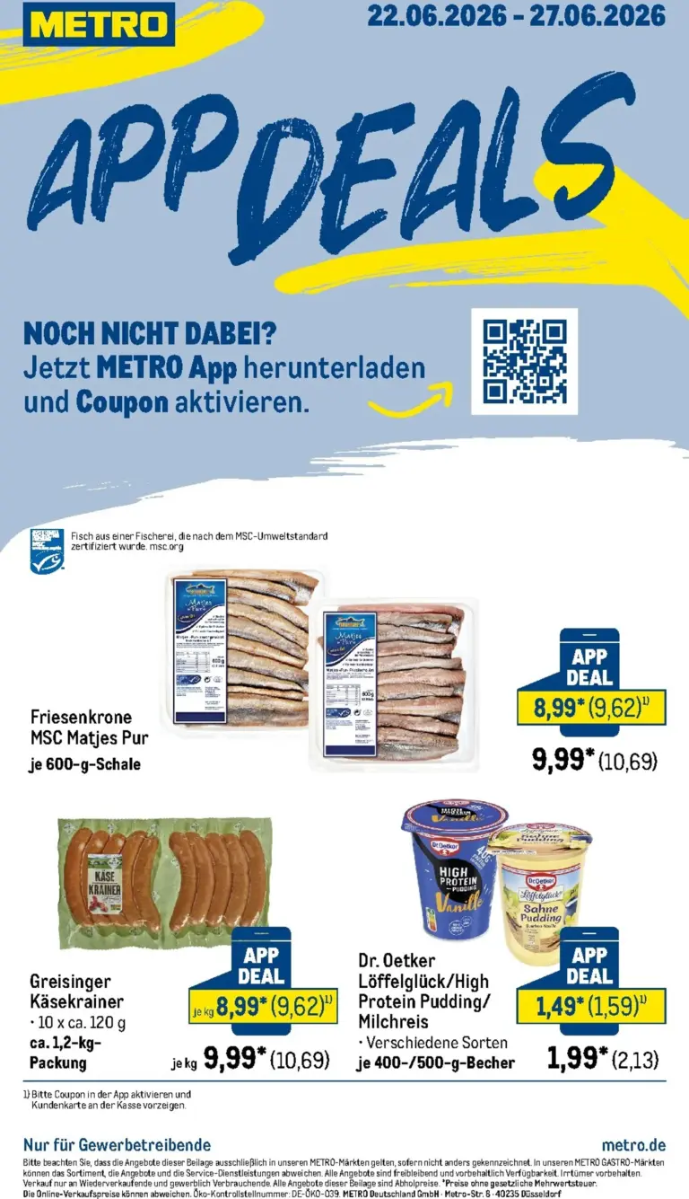 METRO Prospekt ab 22.06.2026