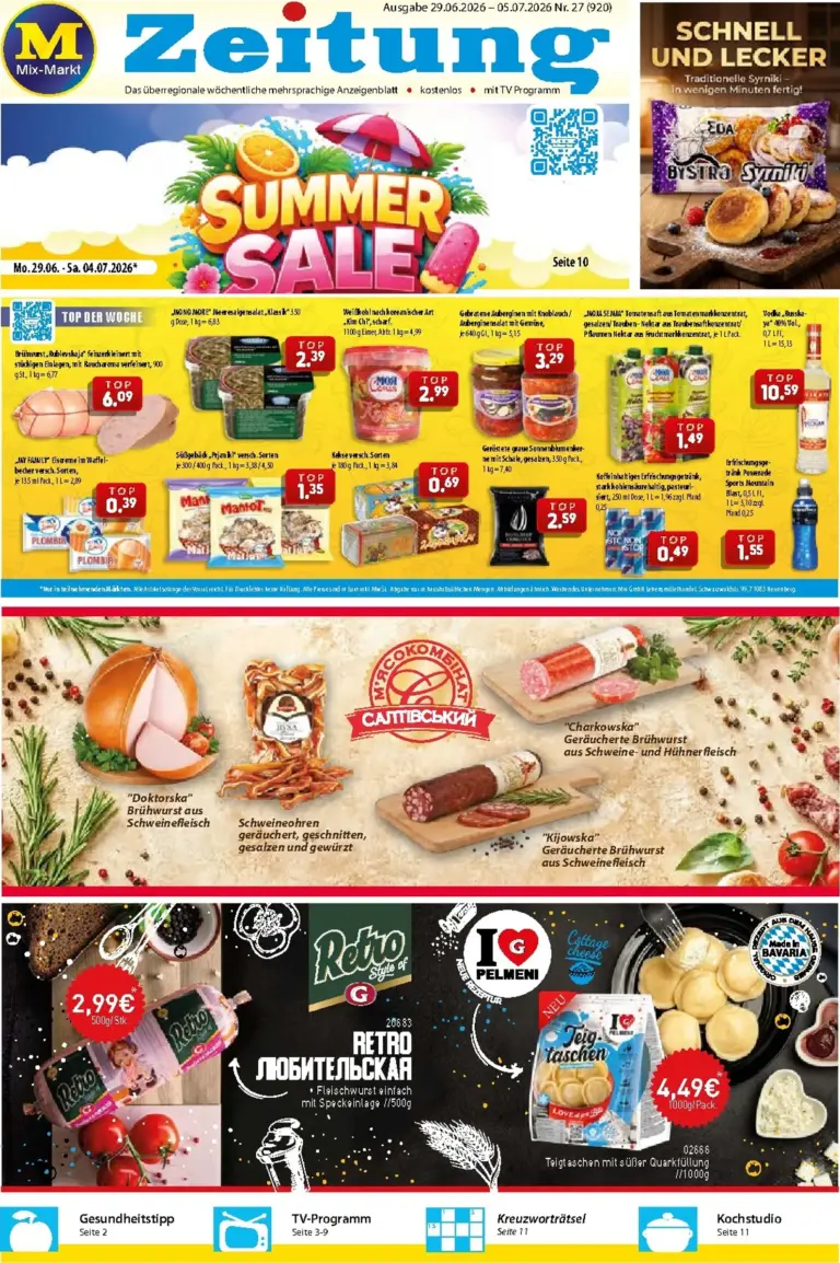 Mix Markt Prospekt ab 29.06.2026