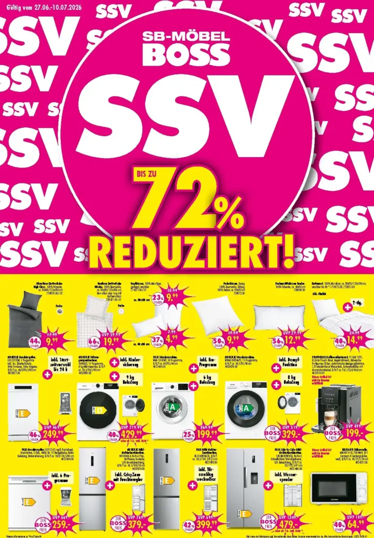 Möbel Boss Prospekt ab 27.06.2026